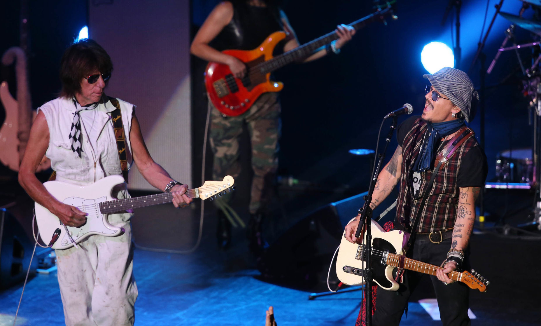 Jeff Beck and Johnny Depp